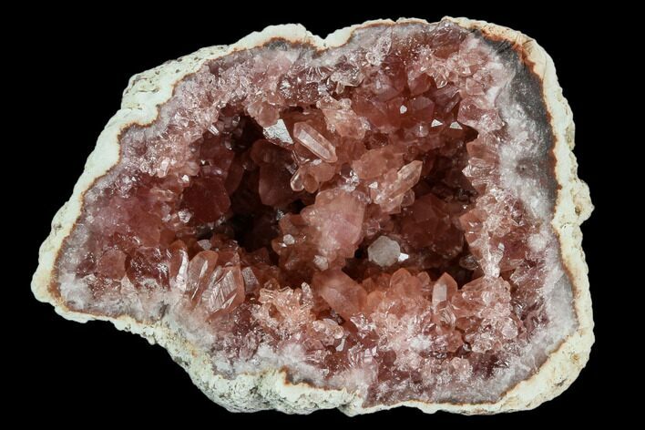 Pink Amethyst Geode Section - Argentina #124177
